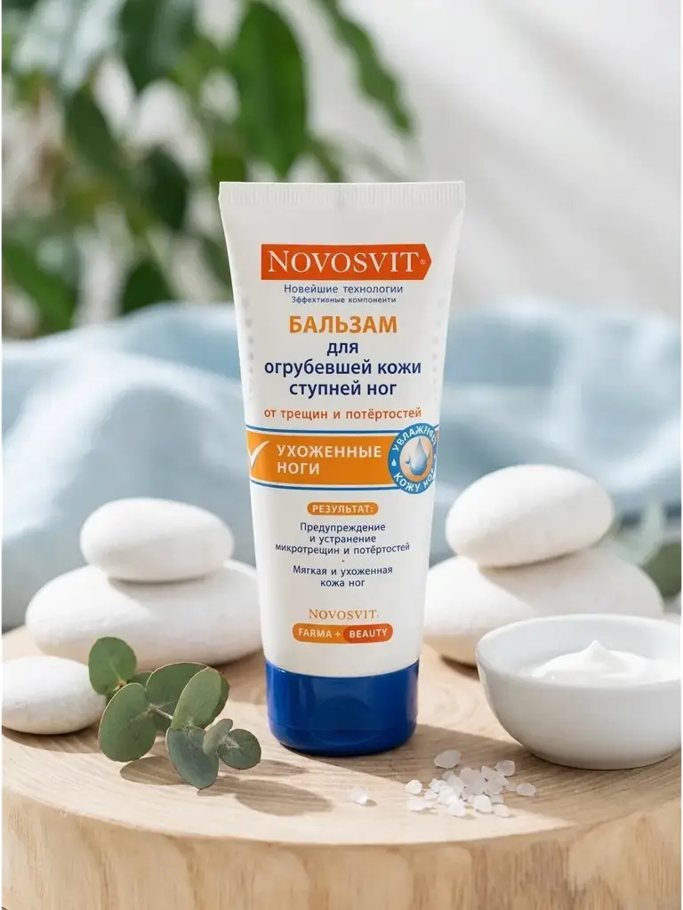 Novosvit Foot Balm for Rough Skin, 100 ml #1