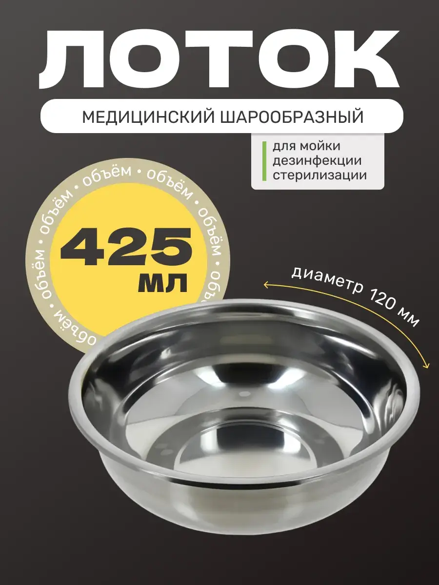 Medikon Kidney Basin 120x55 mm 55 mm, 0.425 l