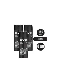 Axe Black Deodorant Spray 149 ml, 3-Pack #1