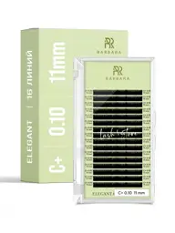 BarBara Elegant C+ Eyelash Extensions, 0.10 mm, 11 mm, 16 Lines #1