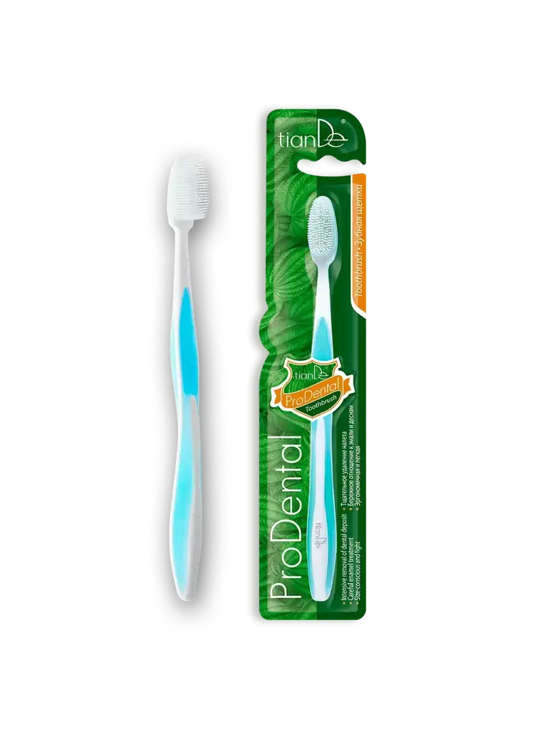 tianDe Blue Toothbrush, Medium Bristles #1