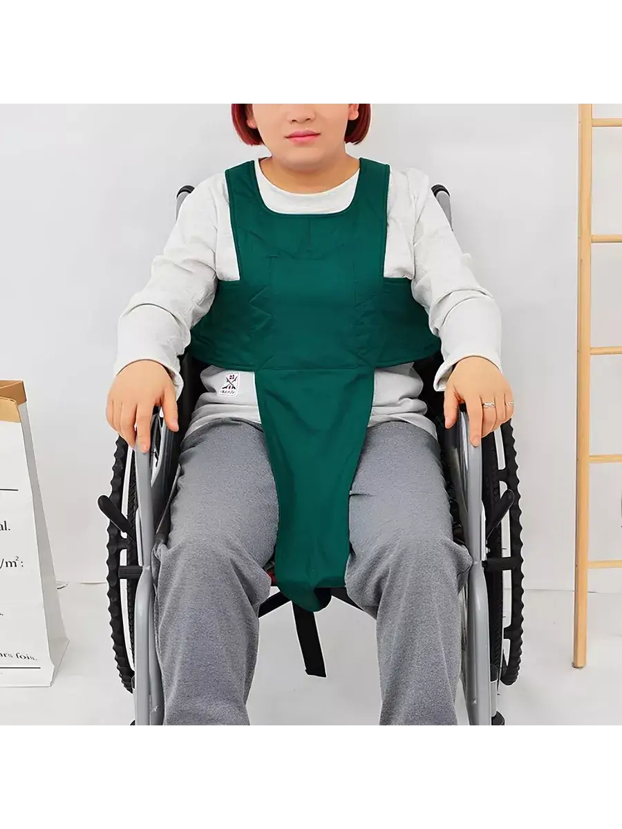 MEGAPLANE Wheelchair Safety Vest Belt, Green