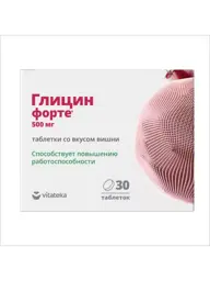 Vitateka Glycine Forte 500mg Cherry Flavor 30 Tablets #1