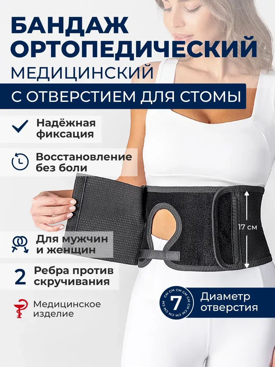 Comf-Ort Post-Operative Stoma Support Belt K-622