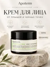 Apoterm Mattifying Face Cream, 50 ml #1