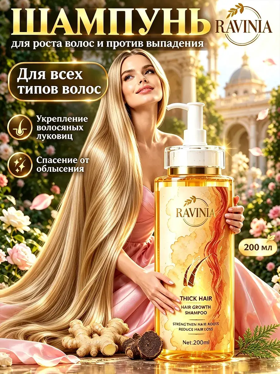 RAVINIA Hair Loss Prevention Shampoo 200 ml