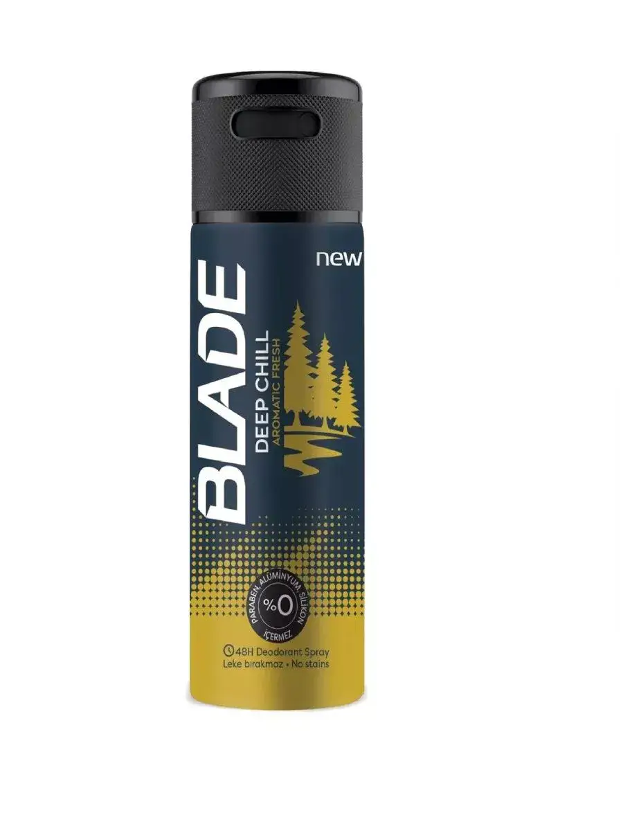 Blade Deep Chill Men's Deodorant Spray, 150 ml, 1 Count