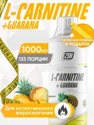 2SN L-Carnitine + Guarana Liquid Concentrate, Pineapple, 1000 ml #1