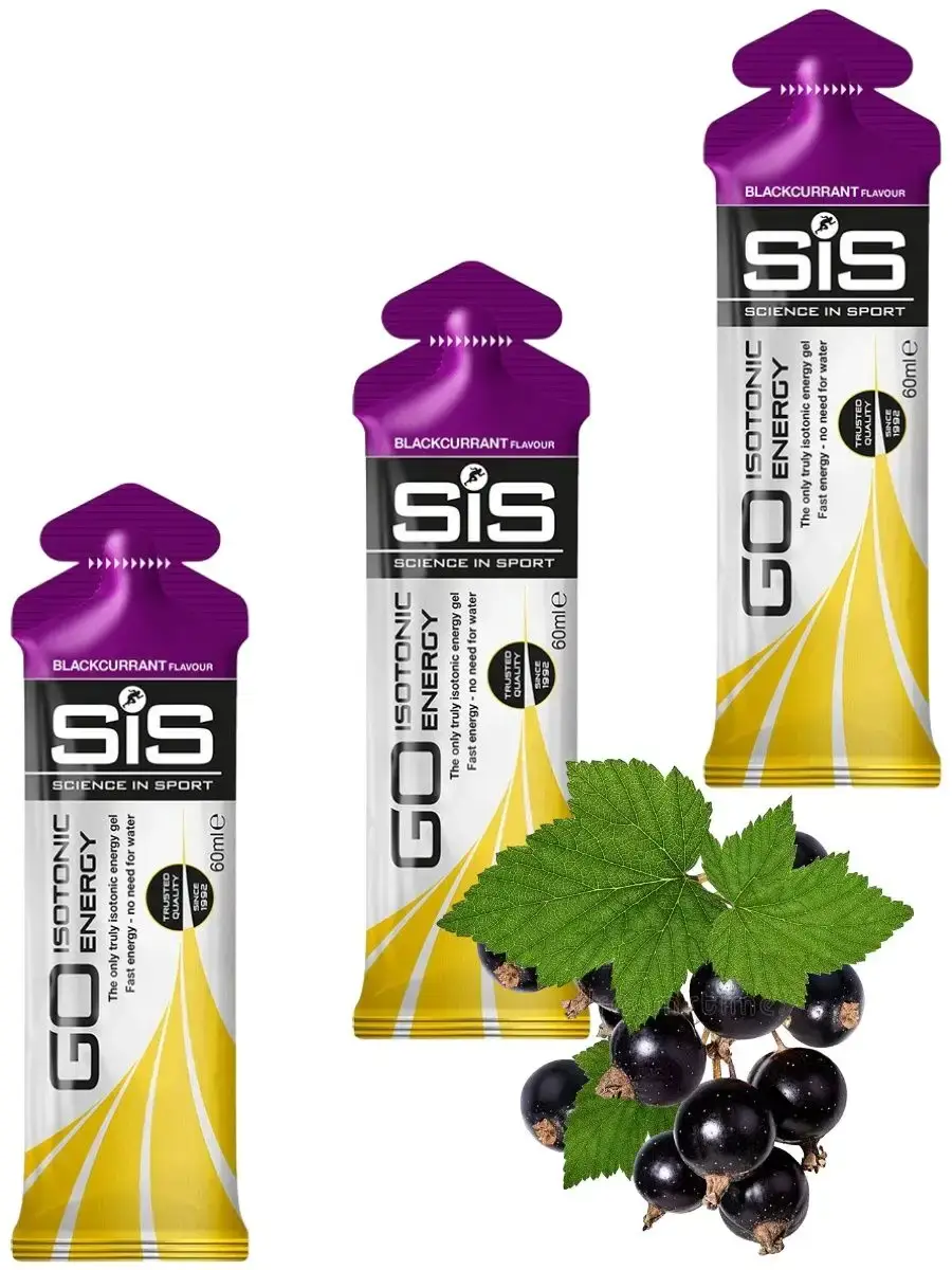 Science in Sports SIS Go Isotonic Gel 60 ml 3 Pack