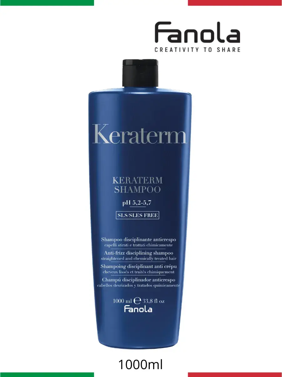 Fanola Keraterm Restorative Hair Shampoo, 1000 ml