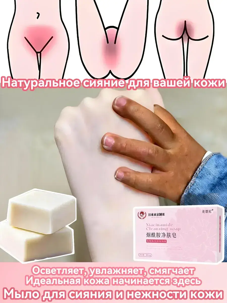 Niacinamide Body and Face Whitening Soap 80 g