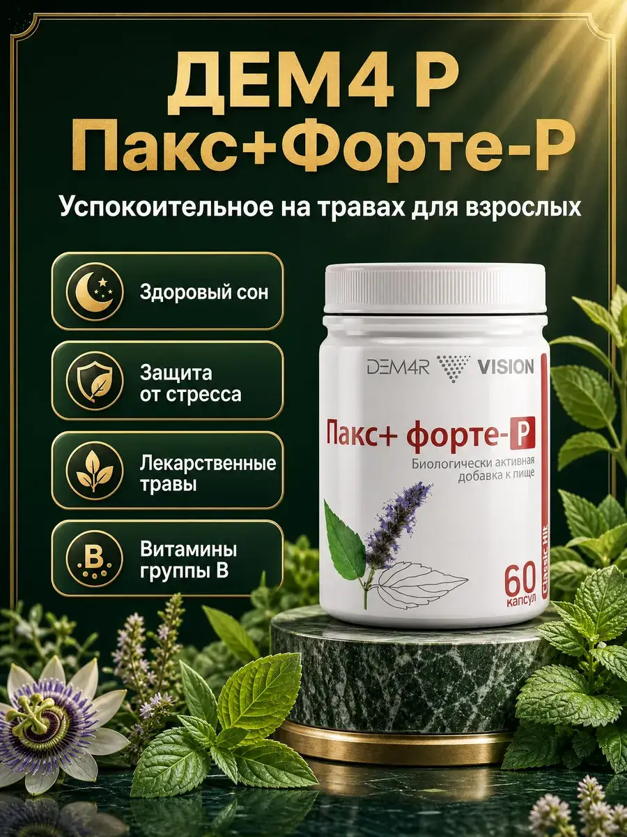 Pax+Forte-R Capsules, 500 mg, 60 Capsules