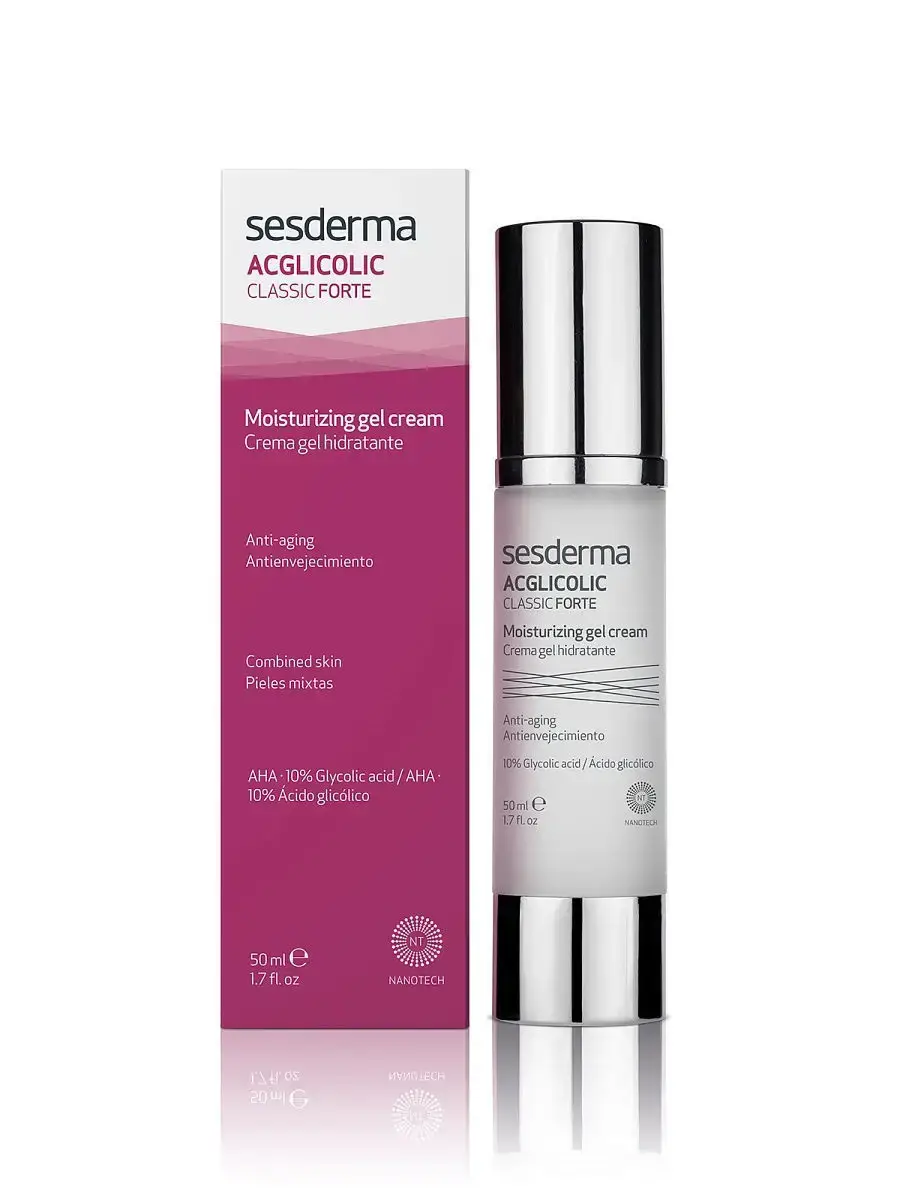 Sesderma Acglicolic Moisturizing Cream-Gel, 50 ml