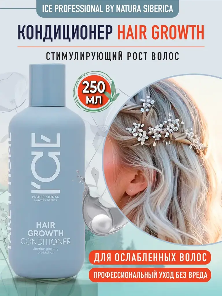 ICE PROFESSIONAL by NATURA SIBERICA Hair Growth Conditioner, 250 ml #1