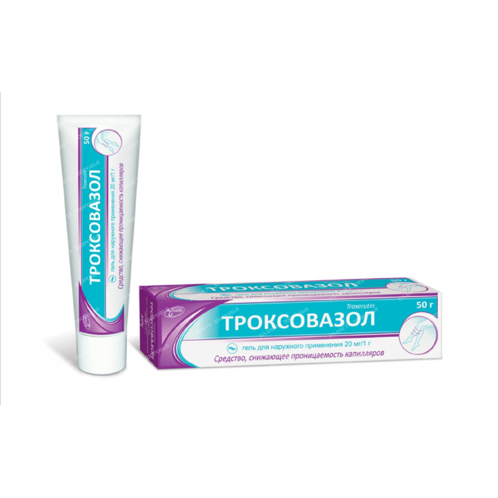 Troxovazol gel for external use 20mg/1g 50g №1