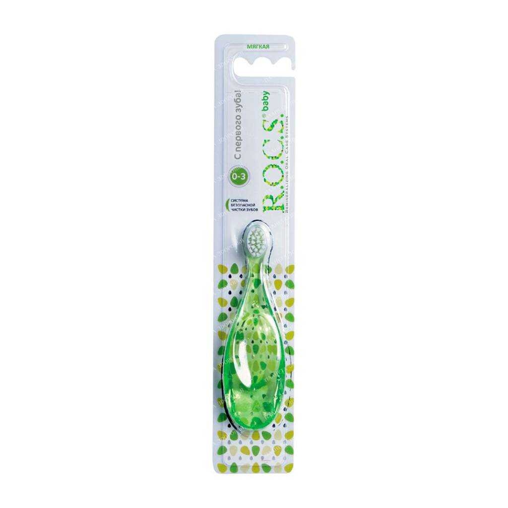 ROKS PRO Baby Toothbrush for children from 0 to 3 years old (soft)