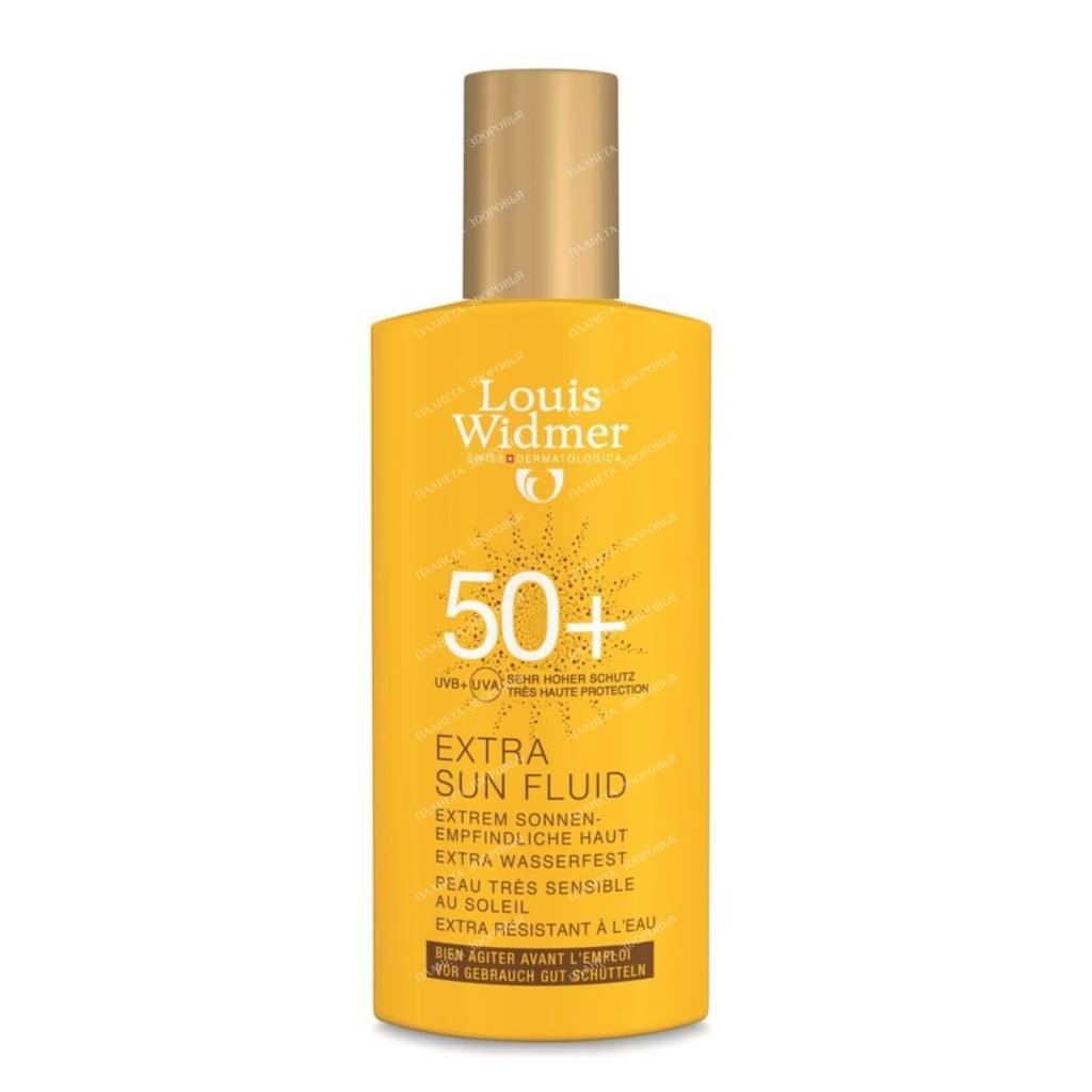 Louis Widmer Sunscreen Fluid UV50+ extra, 100ml
