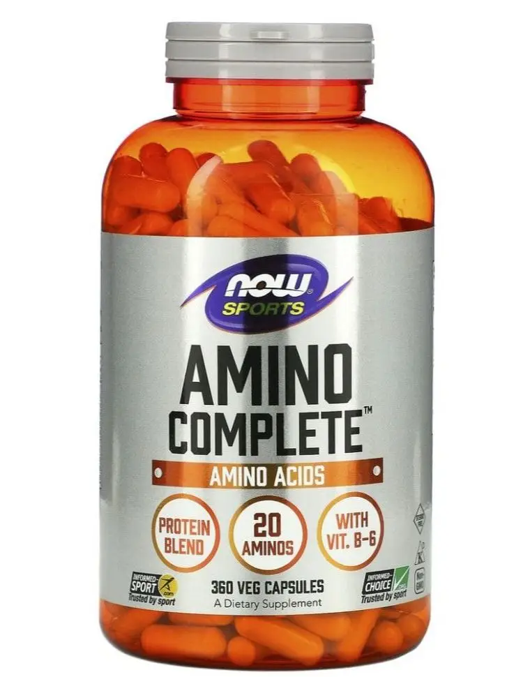 NOW Amino Complete Dietary Supplement Capsules 965 mg #1