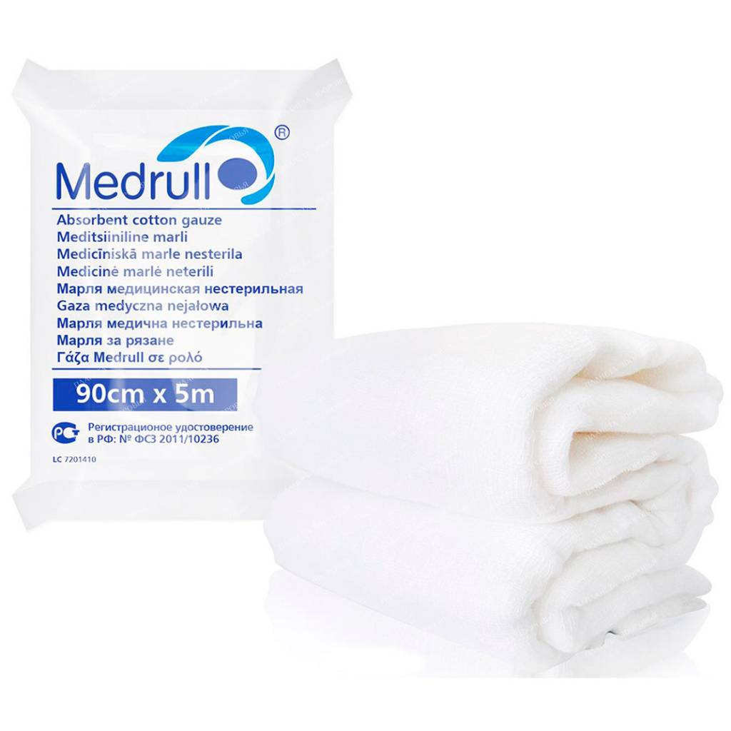 Gauze non-sterile Medrull size 5m x 90cm
