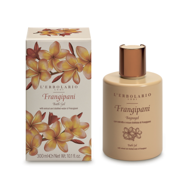 L'Erbolario Frangipani Bath and Shower Foam Gel 300 ml
