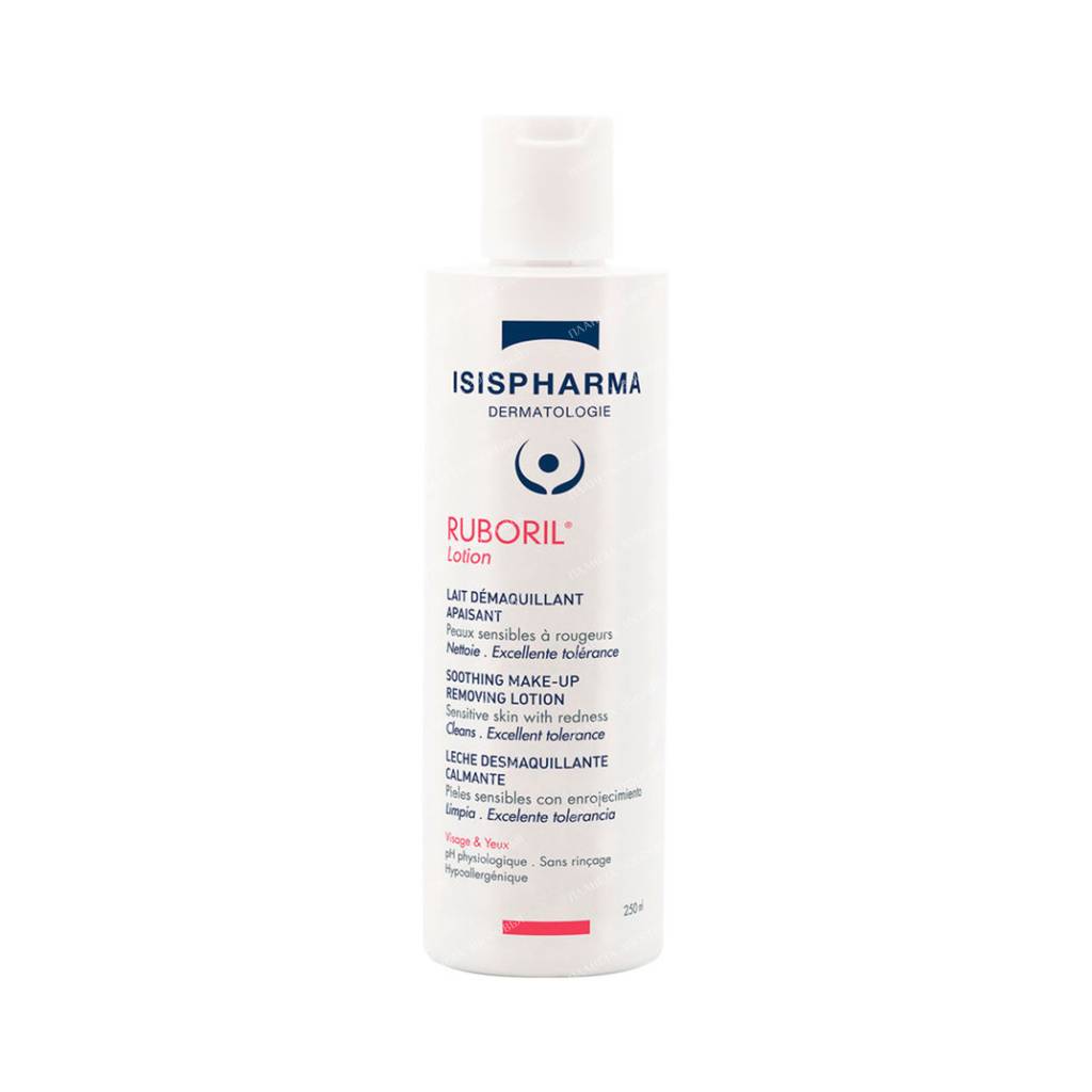 ISISPHARMA RUBORIL LOTION (Ruboril lotion) milk conc. make-up remover for Chuvs. and skl. to cover skin ,250ml