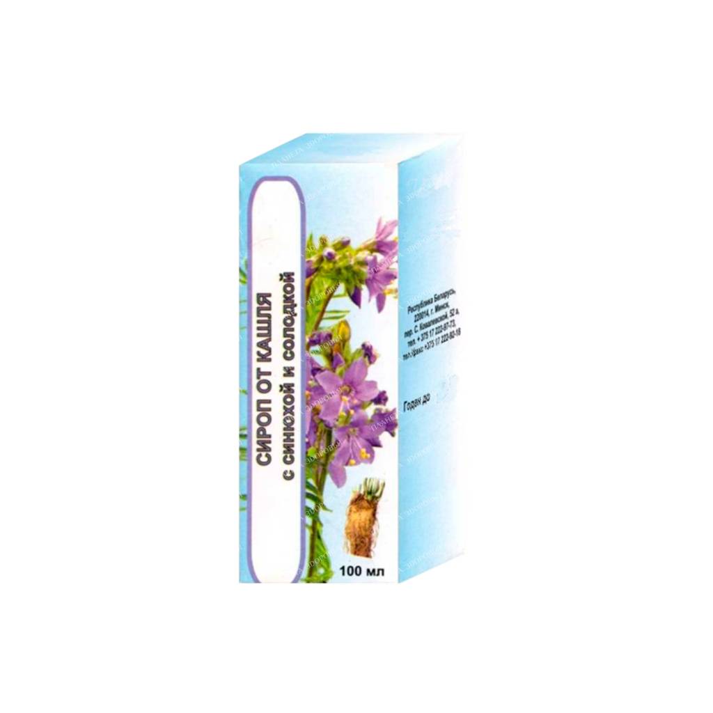 Cough syrup with cyanosis and licorice 100ml №1