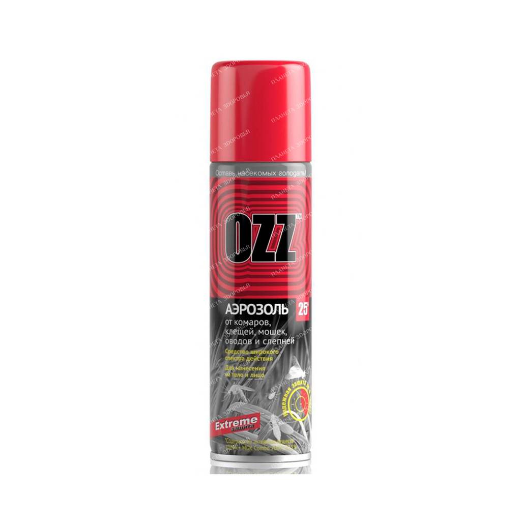 OZZ-Extreme Remedy for mosquitoes, ticks, midges, gadflies, gadflies aerosol 150 ml