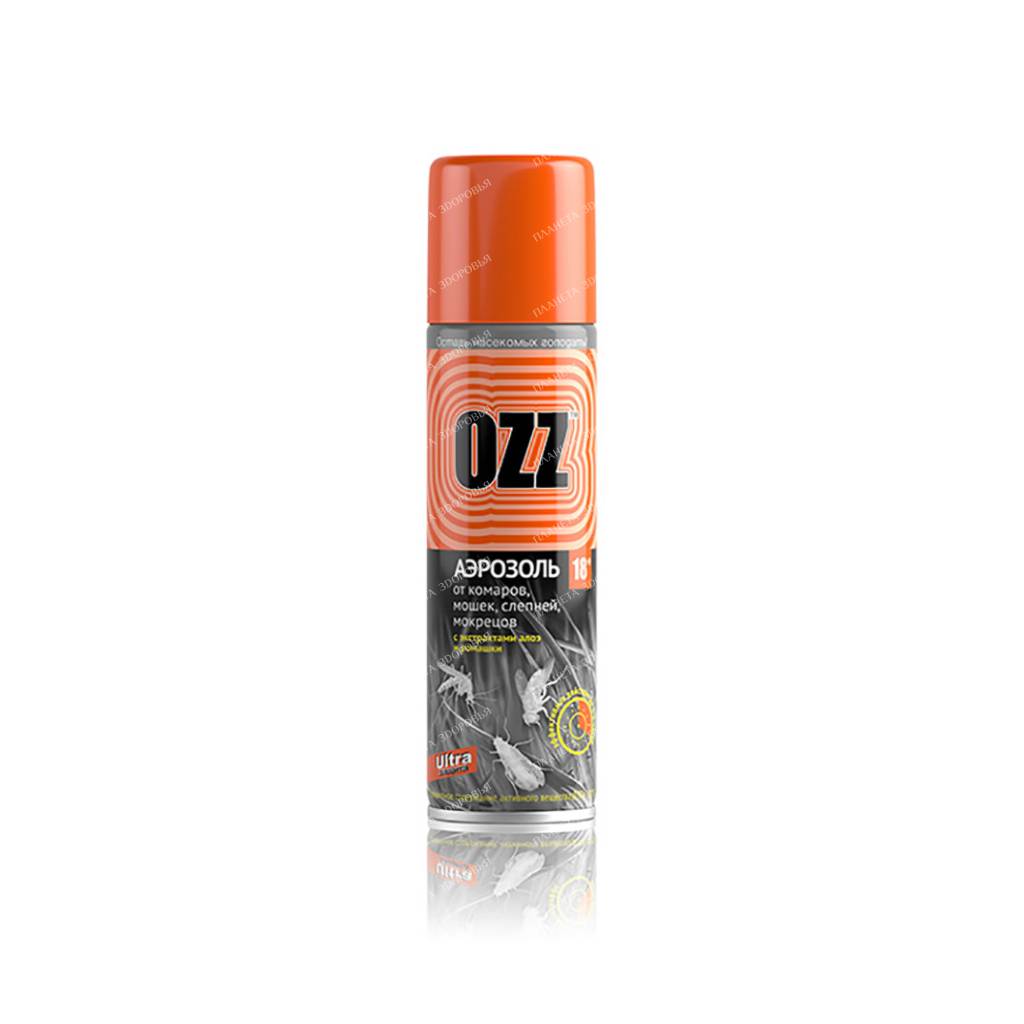 OZZ-18 Repellent against mosquitoes, midges, horseflies, midges, Aerosol, 150 ml