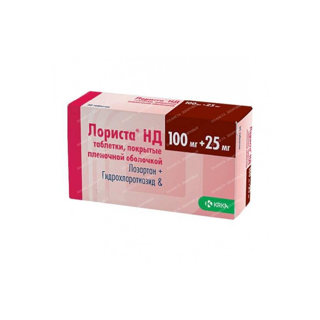 Lorista ND tablets p/o 100mg/25mg №10x3