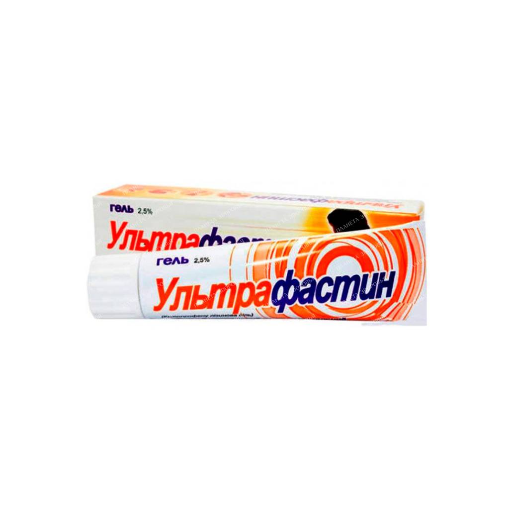 Ultrafastin gel 2.5% 30g №1