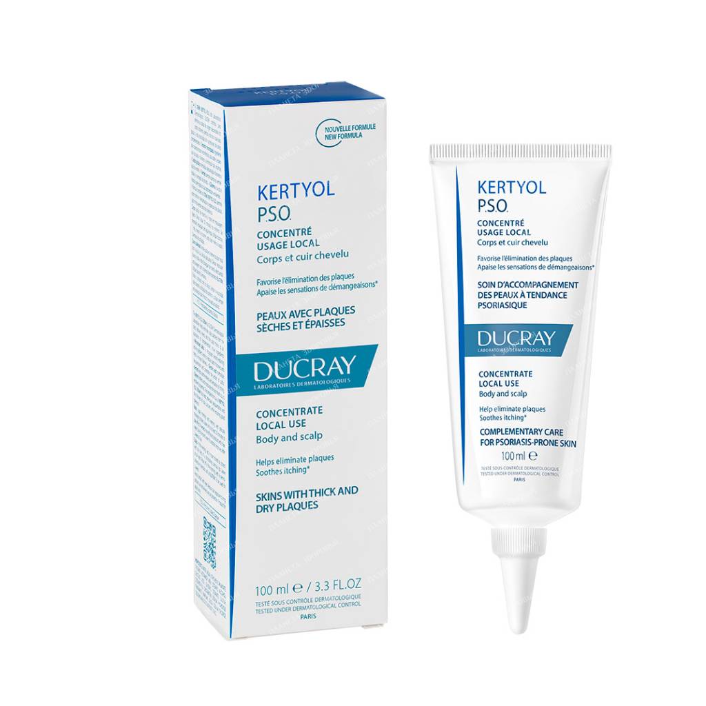 DUCRAY KERTYOL PSO Concentrate for topical use against skin flaking 100 ml