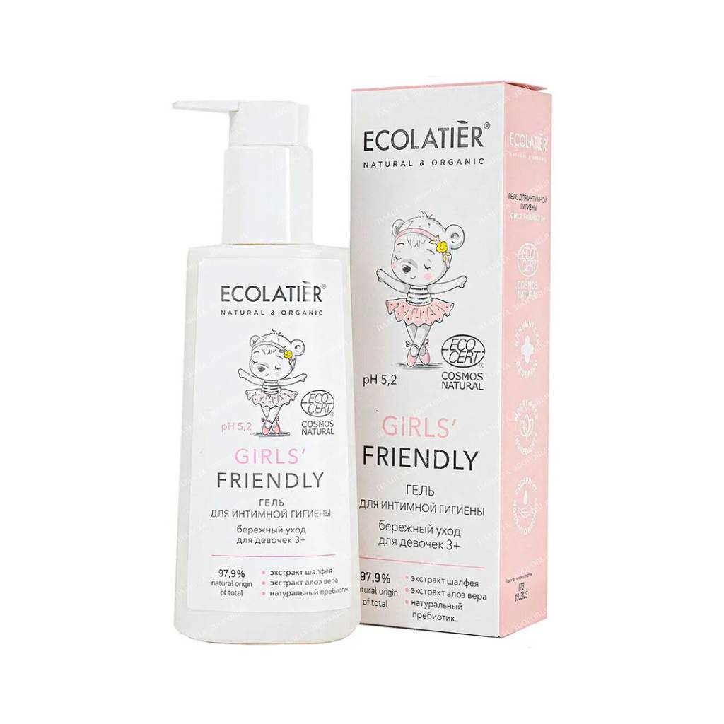 Ecolatier Intimate Hygiene Gel Girls Friendly 3+, 150 ml