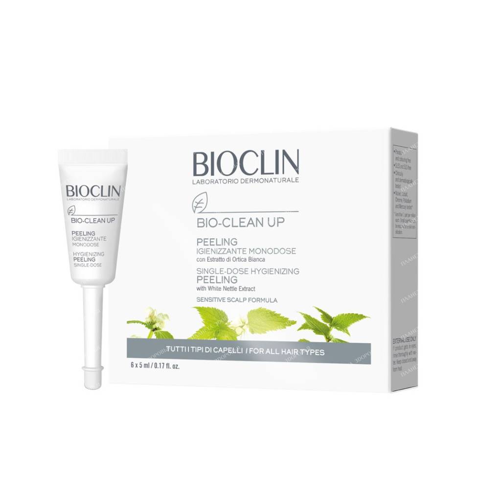 BIOCLIN BIO-CLEAN UP Peeling cream for all hair types, 6x5 ml