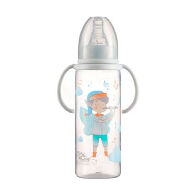POMA Dream Baby Bottle with Fast-Flow Silicone Nipple 250 ml, 1 Count