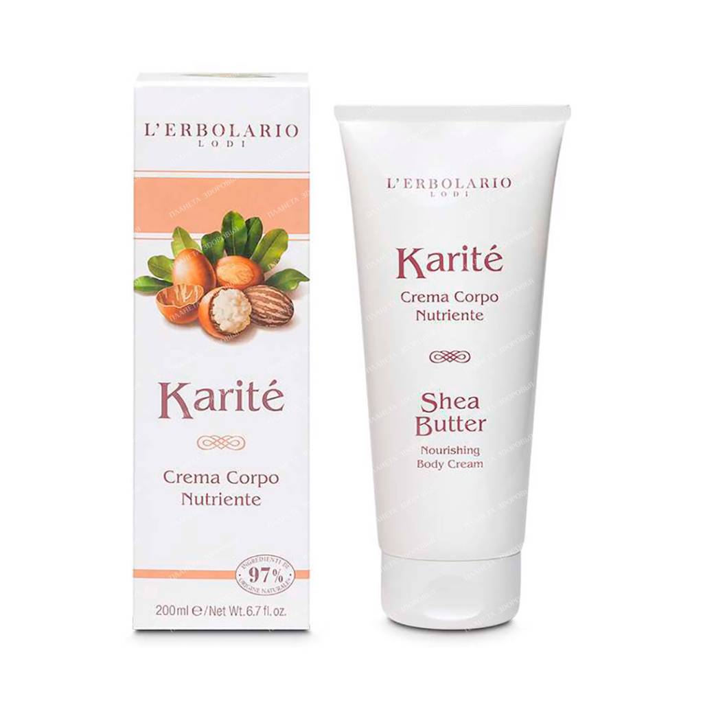 L'Erbolario "CARITE" Nourishing body cream, 200 ml