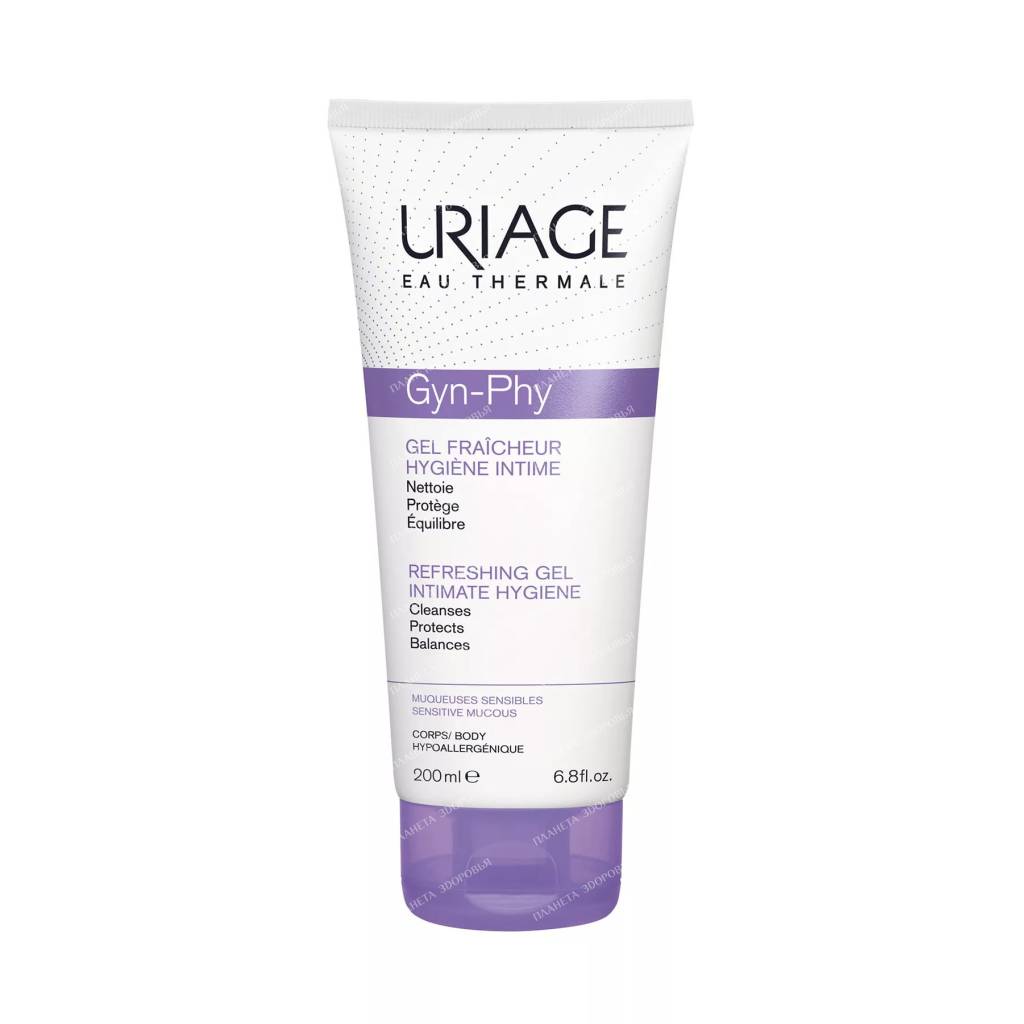 Uriage Gel for intimate hygiene Gyn-Phy refreshing 200 ml