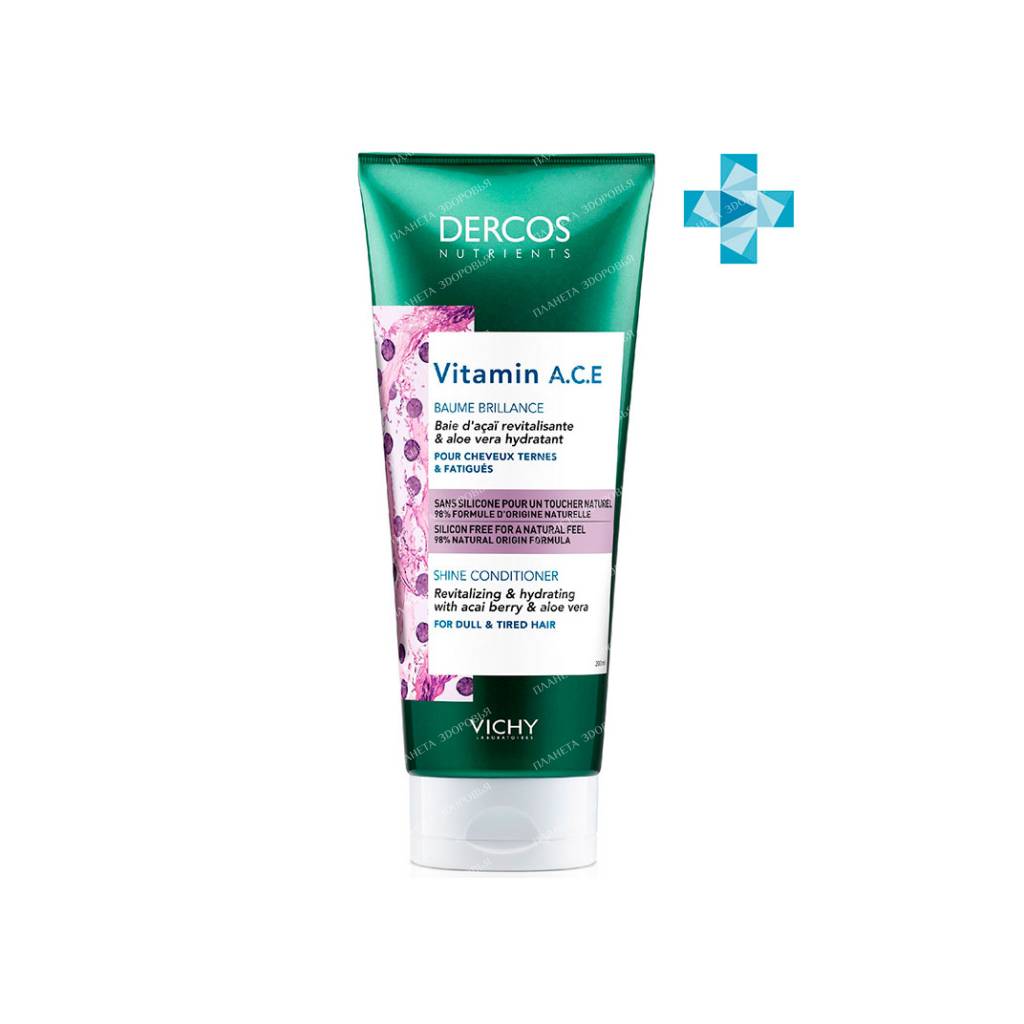 VICHY DERCOS NUTRIENTS Hair Shine Conditioner "Vitamin" 200 ml