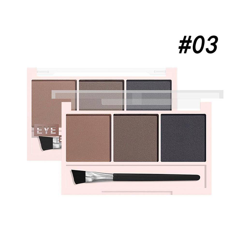 Eyebrow and Eyelid Powder Palette Three Color 5 g