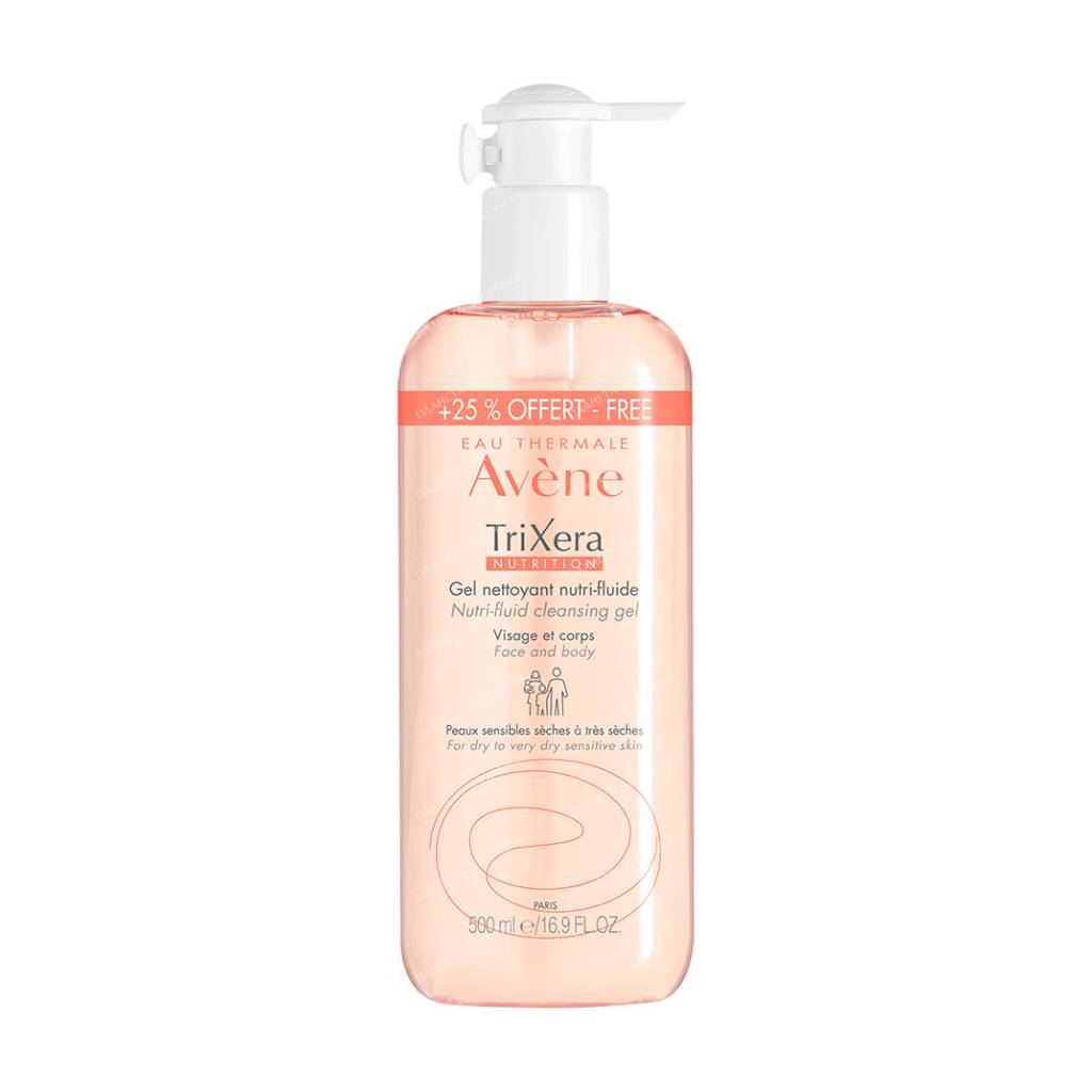 AVENE TriXera Nutrition Light Nourishing Cleansing Gel 500 ml