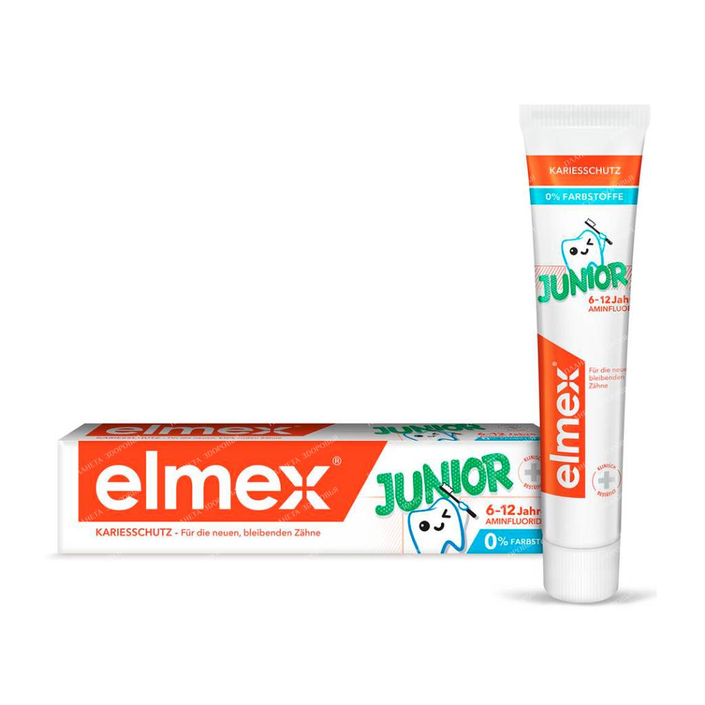 Elmex Junior Colgate toothpaste for children 6-12 years old (Colgate Elmex Junior) 75ml