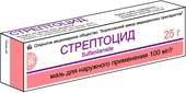 Borimed Streptocide ointment 10%, 25 g.