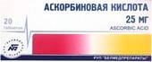 Belmedpreparations Ascorbic Acid, 25 mg, 20 tab.