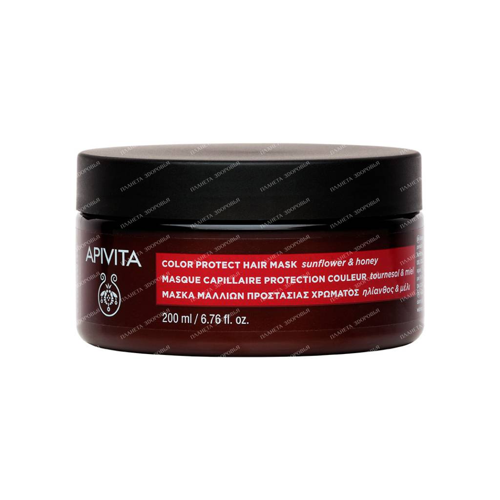 APIVITA Color Protect Hair Mask Sunflower & Honey, 200 ml