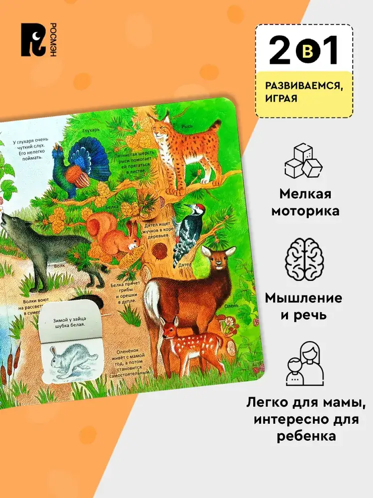 Удивительные животные. Энциклопедия с окошками фото книги 3