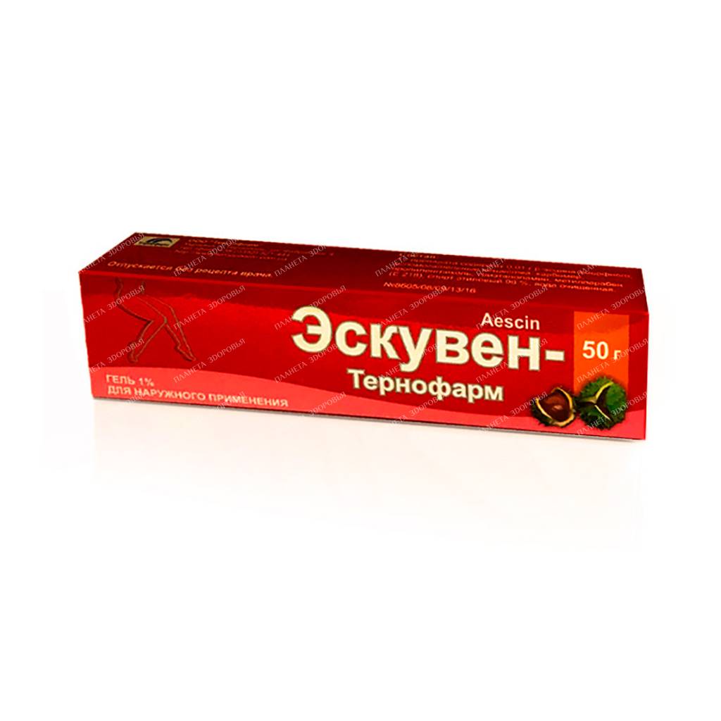 Eskuven-Ternopharm gel 1% 50g №1