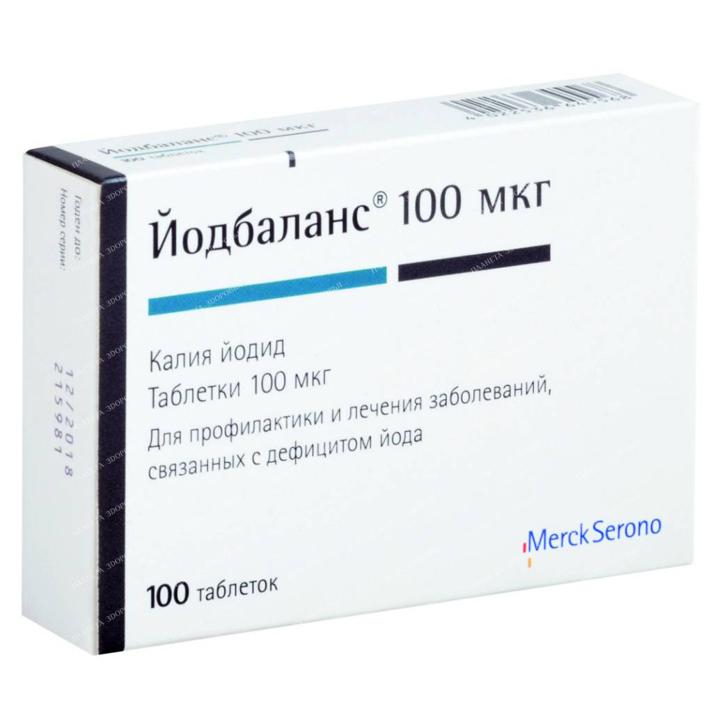 Iodbalance tablets 100mcg №25x4