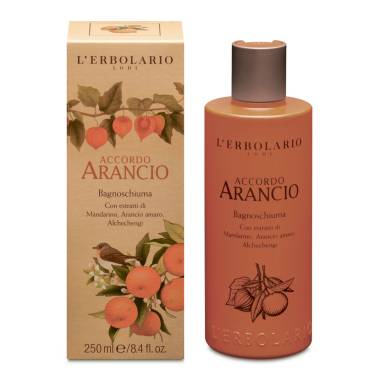 L'Erbolario Orange Symphony Bath Foam Gel 250 ml