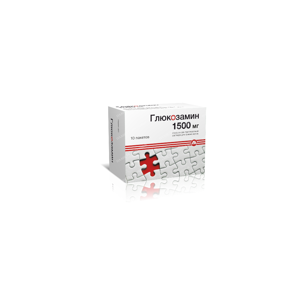 Glucosamine powder for solution for oral administration 1500mg in bags No. 10