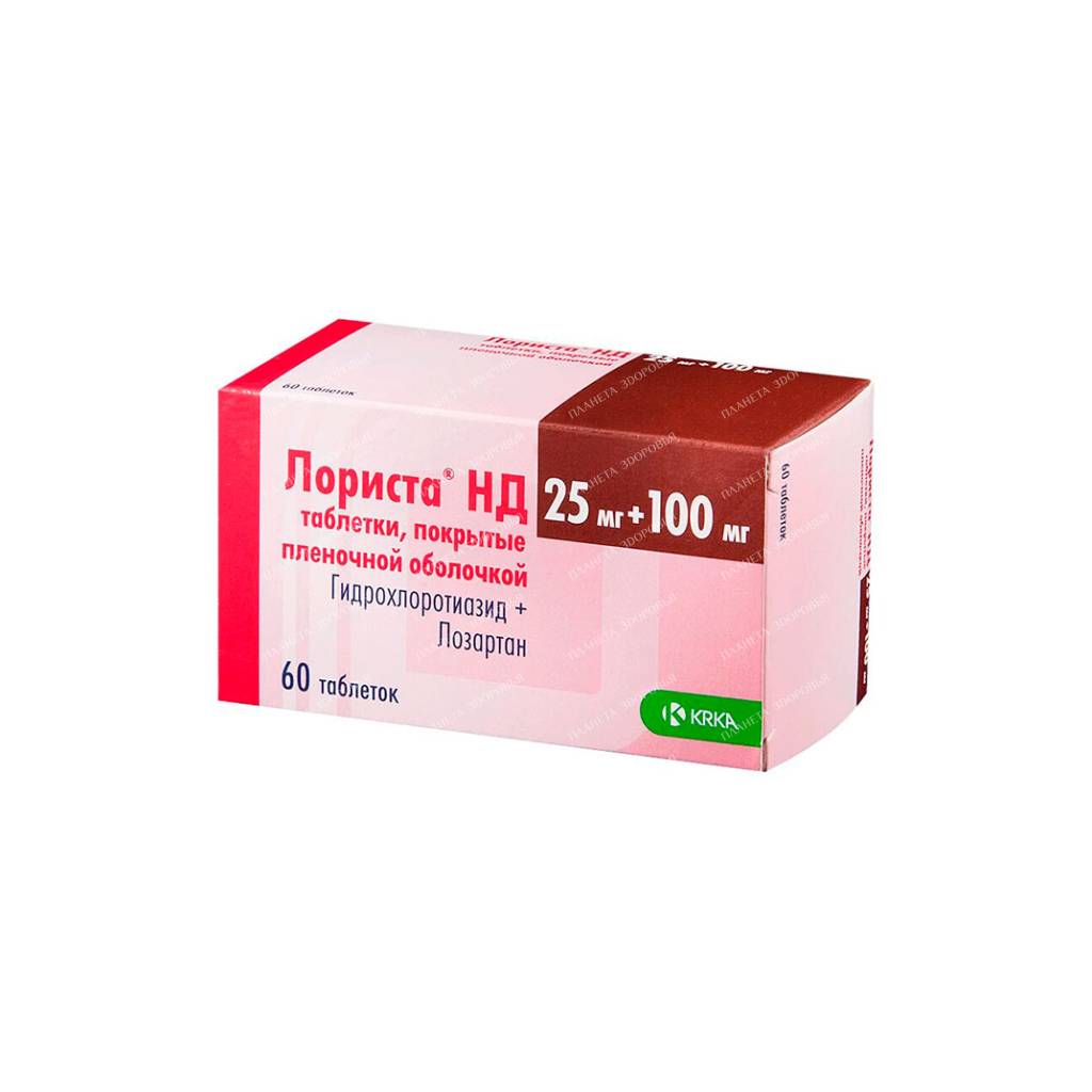 Lorista ND tablets p/o 100mg/25mg №10x6