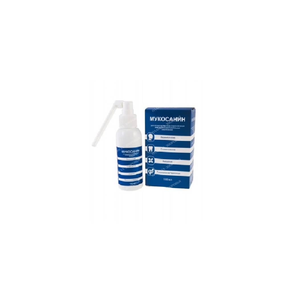 Mukosanin solution 100ml with spray nozzle No. 1